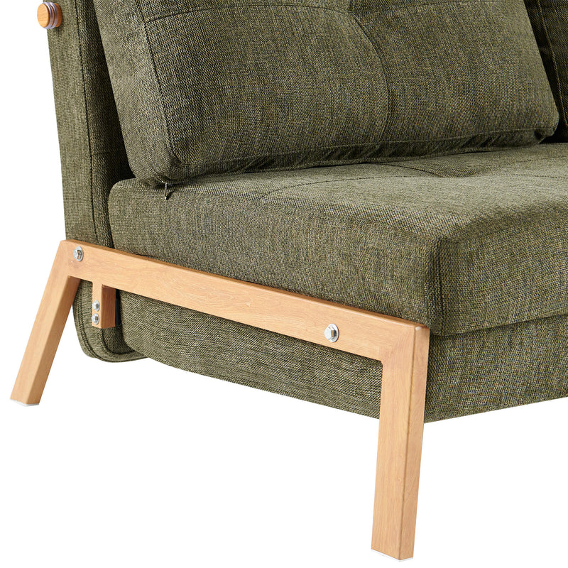 Clark 2 Seater Sofa Bed  - Green
