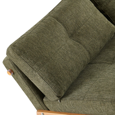 Clark 2 Seater Sofa Bed  - Green