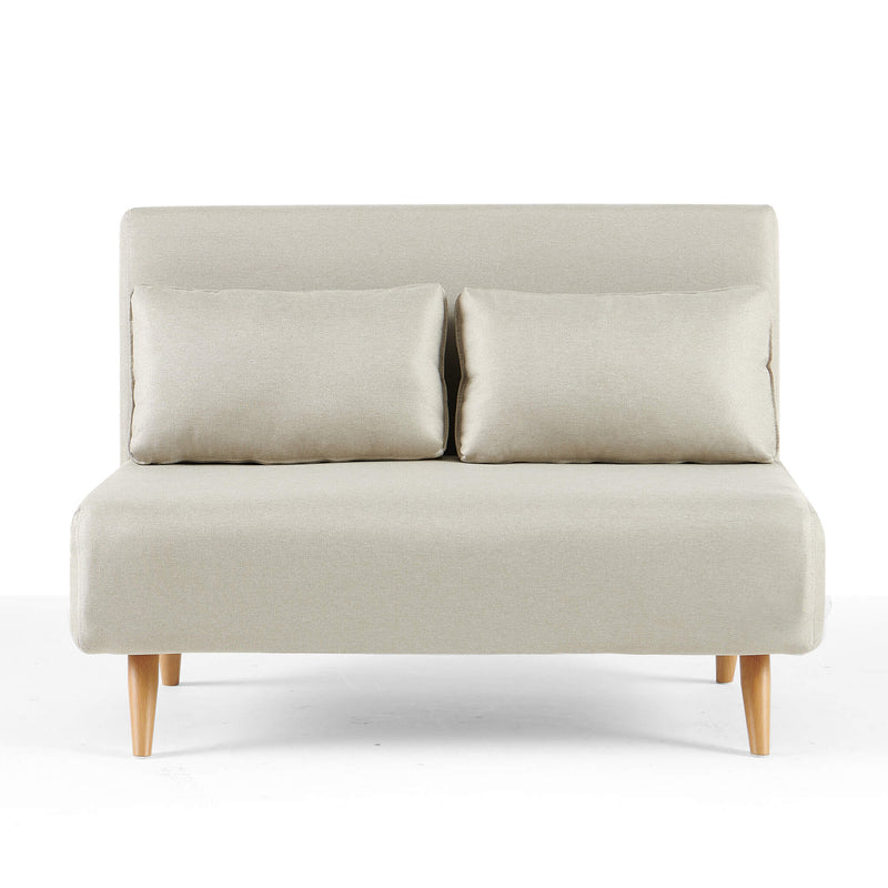 Serta 2 Seater Sofa Bed - Beige