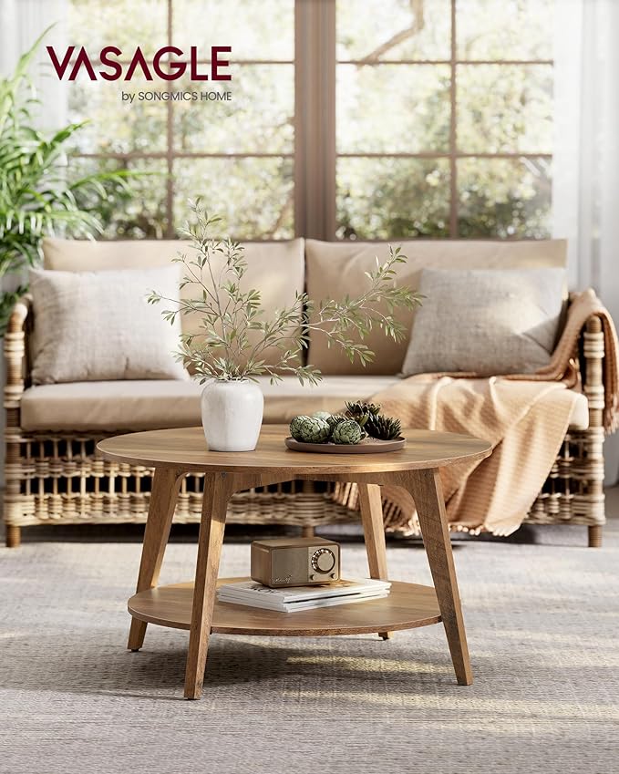 OakVista Round Coffee Table