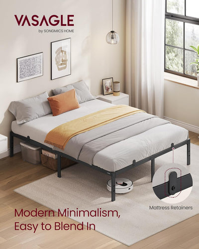 Modern Metal Bed Base – Double