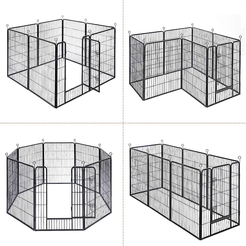 Heavy Duty Dog Playpen XX-Large Black