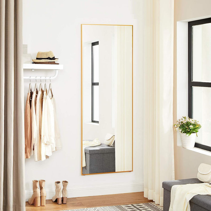 Free Standing Mirror - Gold