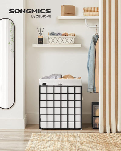 Laundry Basket 90L - White