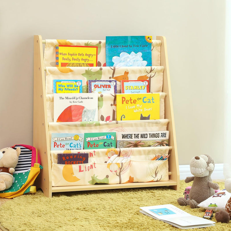 4-Tier Fabric Book Shelves