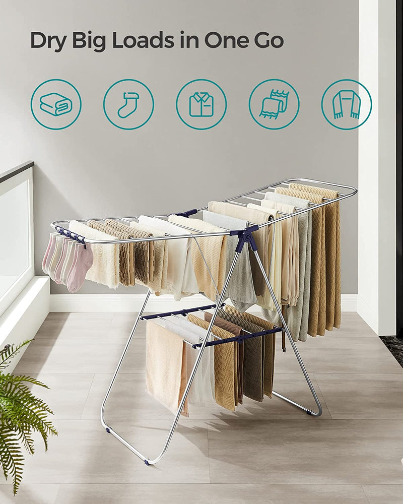 Laundry Clothes Airer with Extra Space