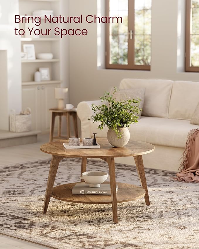 OakVista Round Coffee Table