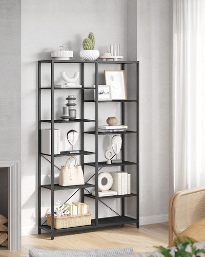 Vasagle Display Storage Rack Bookshelf - Black