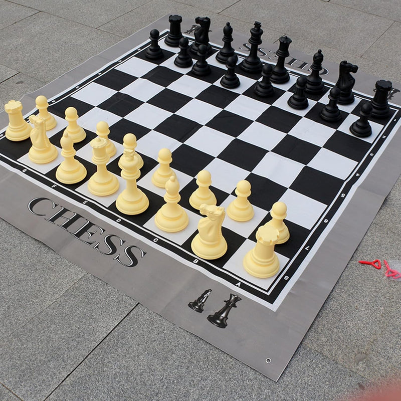 Jumbo Garden Chess – Outdoor Play Mat Included