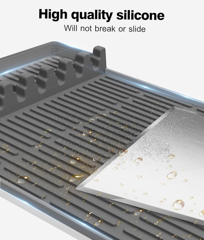 Silicone Kitchen Mat with Tool Slots