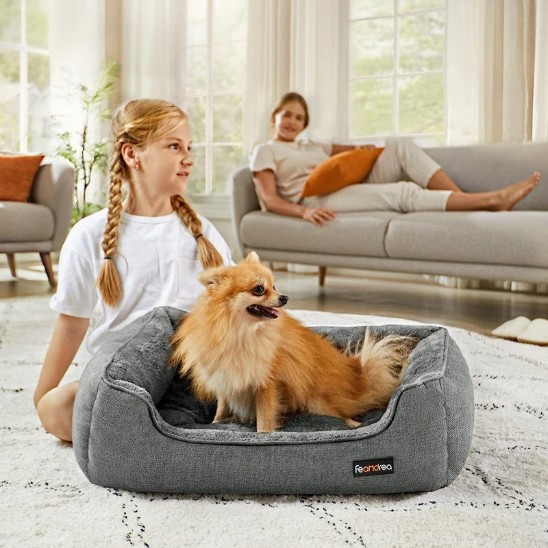 Dog Sofa Bed M - Light Grey