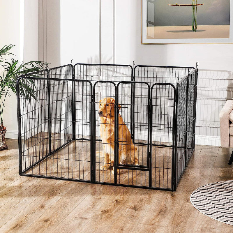 Heavy Duty Dog Playpen XX-Large Black