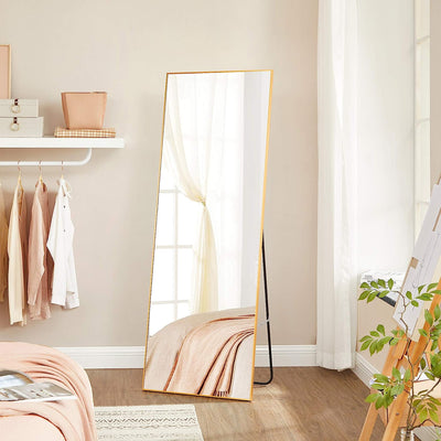 Free Standing Mirror - Gold