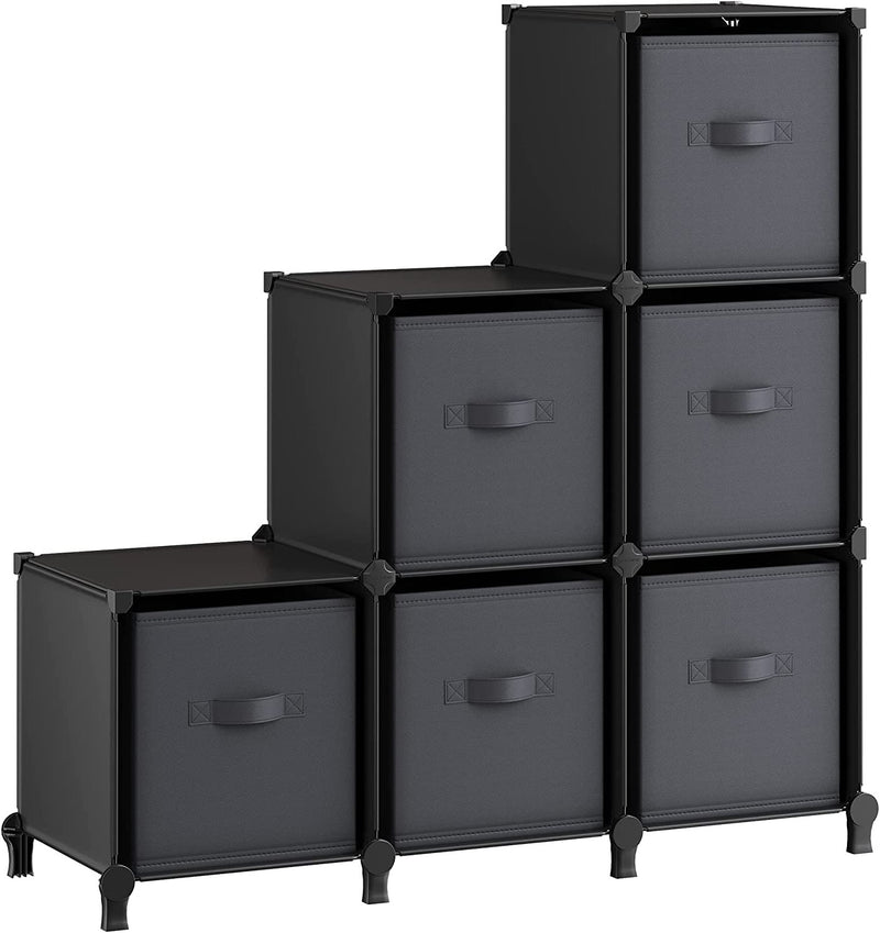 Storage Organiser with Storage Boxes (Set of 6)