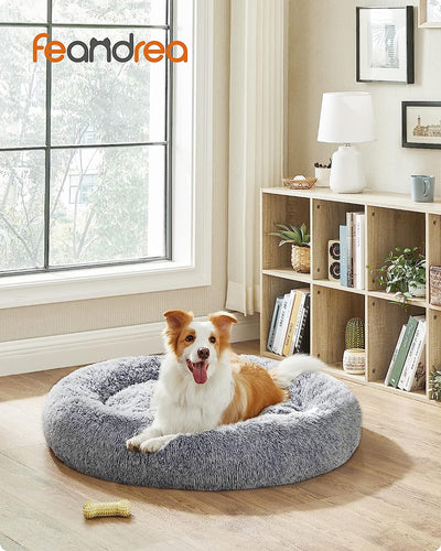 Fluffy Calming Pet Bed XX-Large - Light Grey