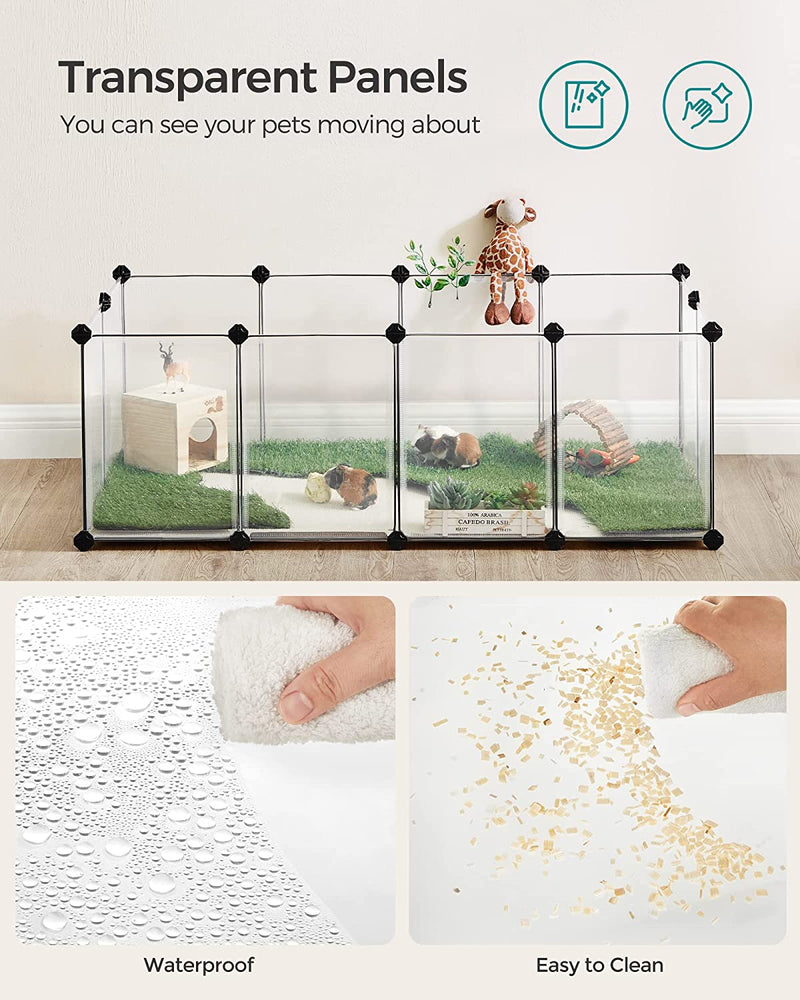 Pet Play Pen Plastic - White