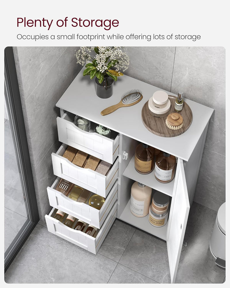 Bathroom Floor Storage Cabinet