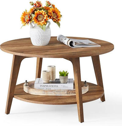 OakVista Round Coffee Table