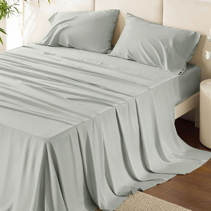 Bamboo Bedding Sheet Set - Glacial Green