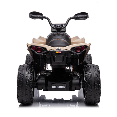 Kids Ride On Quad – Can-Am Renegade 24V Electric ATV (Khaki)