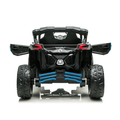 Kids Ride On UTV – Can-Am Maverick 24V Electric Car (Blue)