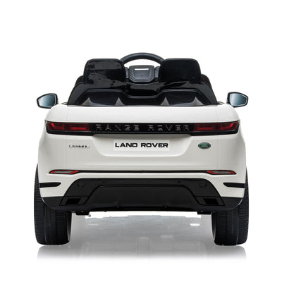 Kids Ride On SUV – Range Rover Evoque 12V Electric Car (White)