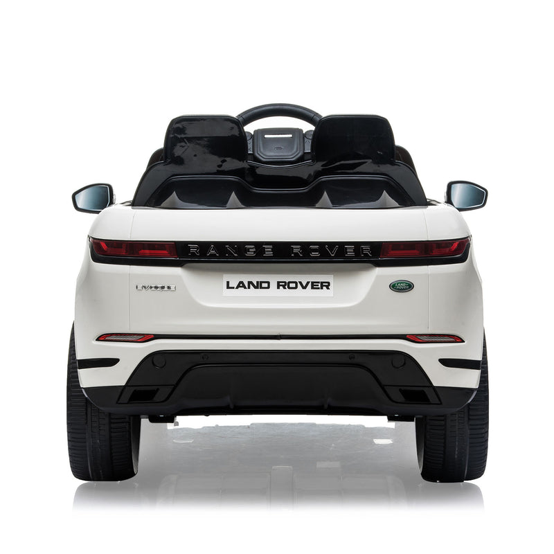 Kids Ride On SUV – Range Rover Evoque 12V Electric Car (White)