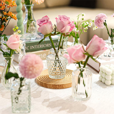 Vintage Glass Bud Vases (Set of 30)
