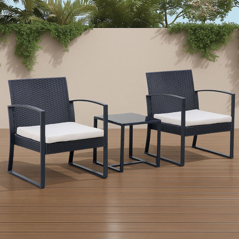 Outdoor Garden Furniture Set 3 Pieces