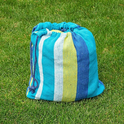 Double Hammock – Blue & Yellow Stripes