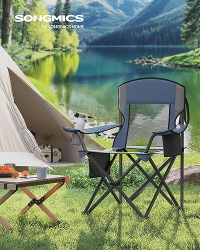 Folding Outdoor Camping Chair – Blue