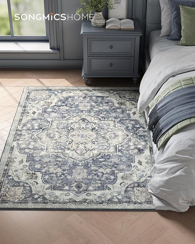 Traditional Vintage Style Rug 120 x 170 cm - Grey