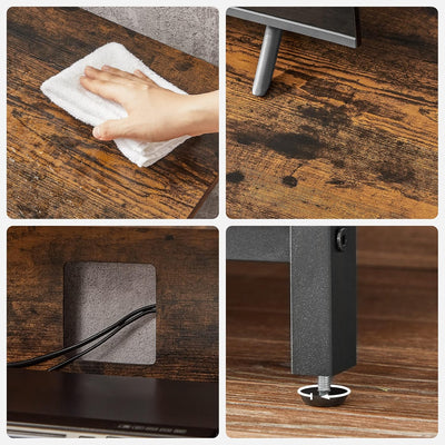 TV Cabinet with Open Shelves