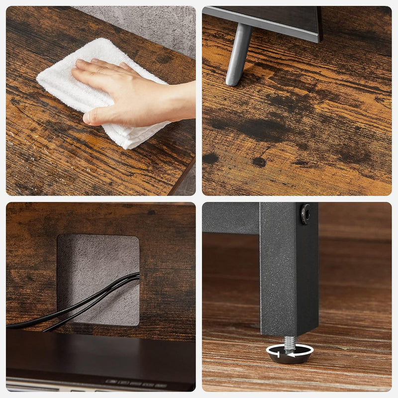 TV Cabinet with Open Shelves