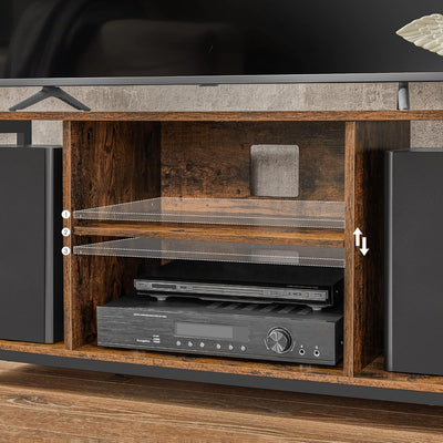 TV Cabinet with Open Shelves