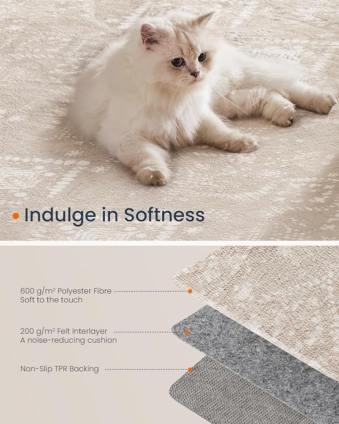 Boho Style Rug 80 x 150 cm - Beige
