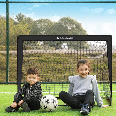 Children's Football Goal - Black (Set of 2)