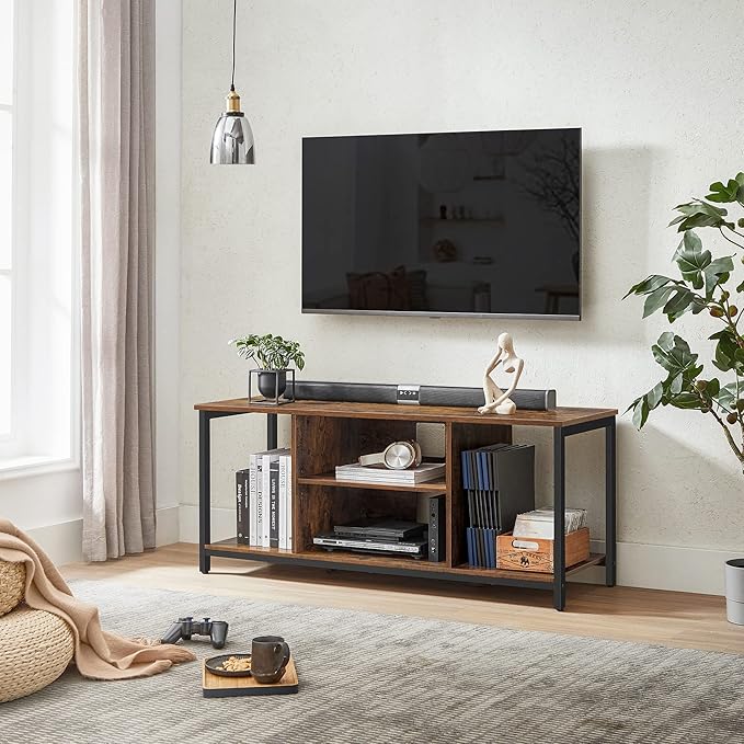 TV Cabinet with Open Shelves
