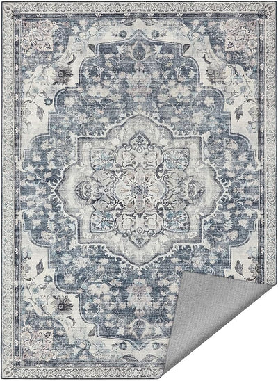 Traditional Vintage Style Rug 120 x 170 cm - Grey