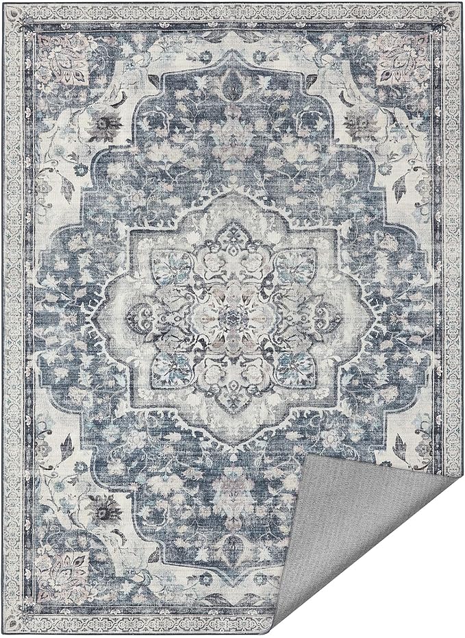 Traditional Vintage Style Rug 120 x 170 cm - Grey