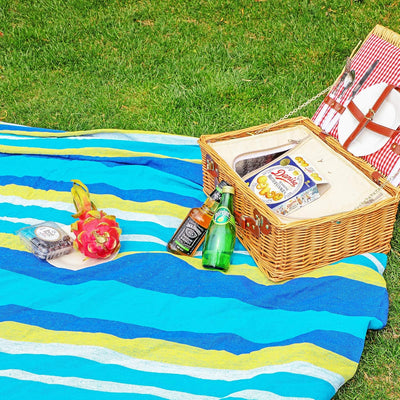 Double Hammock – Blue & Yellow Stripes
