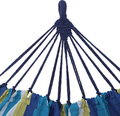 Double Hammock – Blue & Yellow Stripes