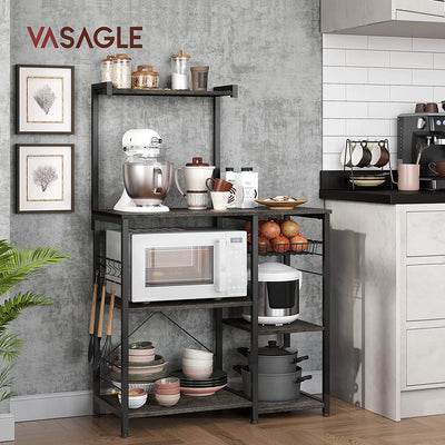 Vasagle Kitchen Storage Rack - Charcoal Gray