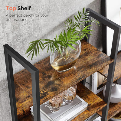 Vasagle Industrial 14 Shelves Large Bookshelf - Brown