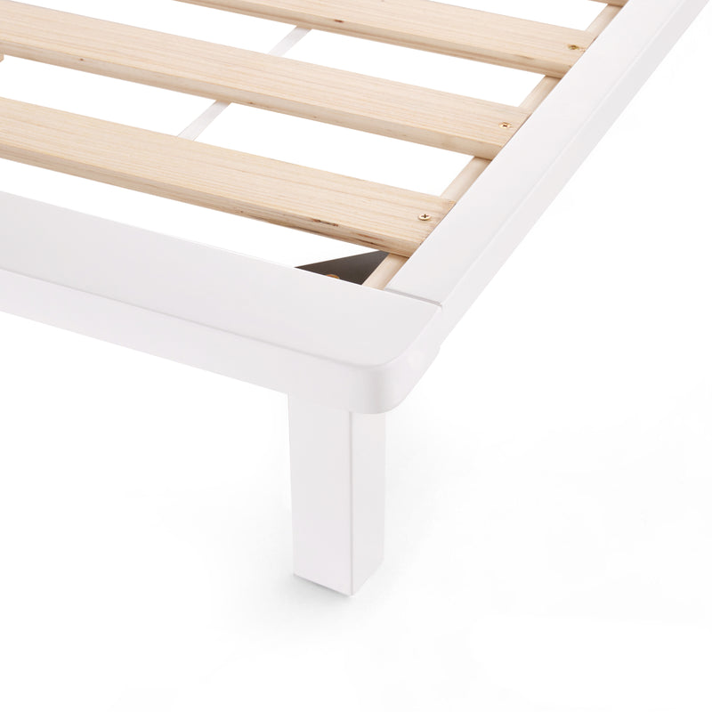 Desmond Signature Sleep Bundle - Double Mattress + White Bed Frame