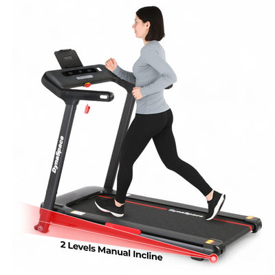 DynaSpace D1 Treadmill with Incline for Home Gym Cardio