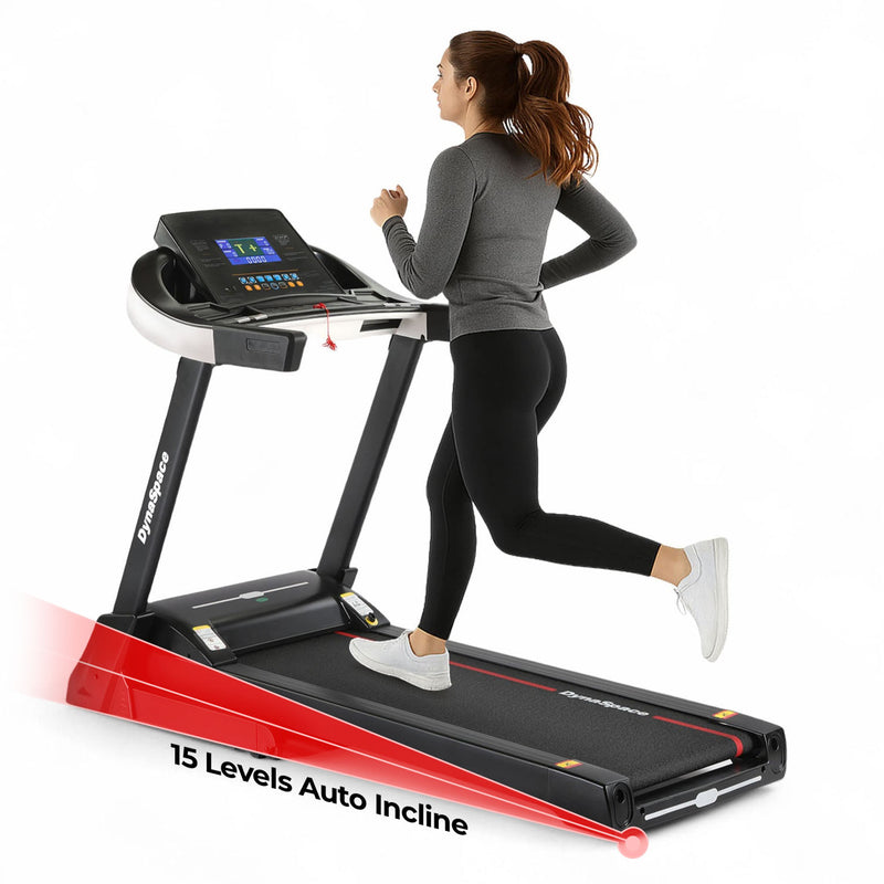DynaSpace D2 Treadmill with Incline for Home Gym Cardio
