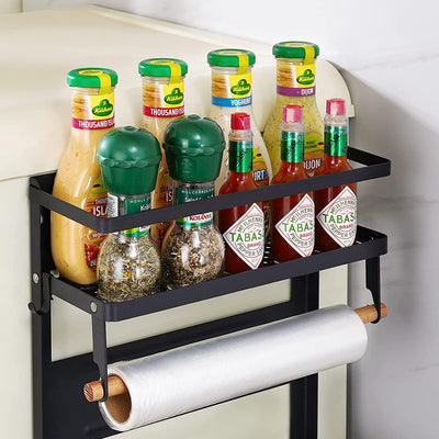 Magnetic Shelf Spice Rack Spice Organiser