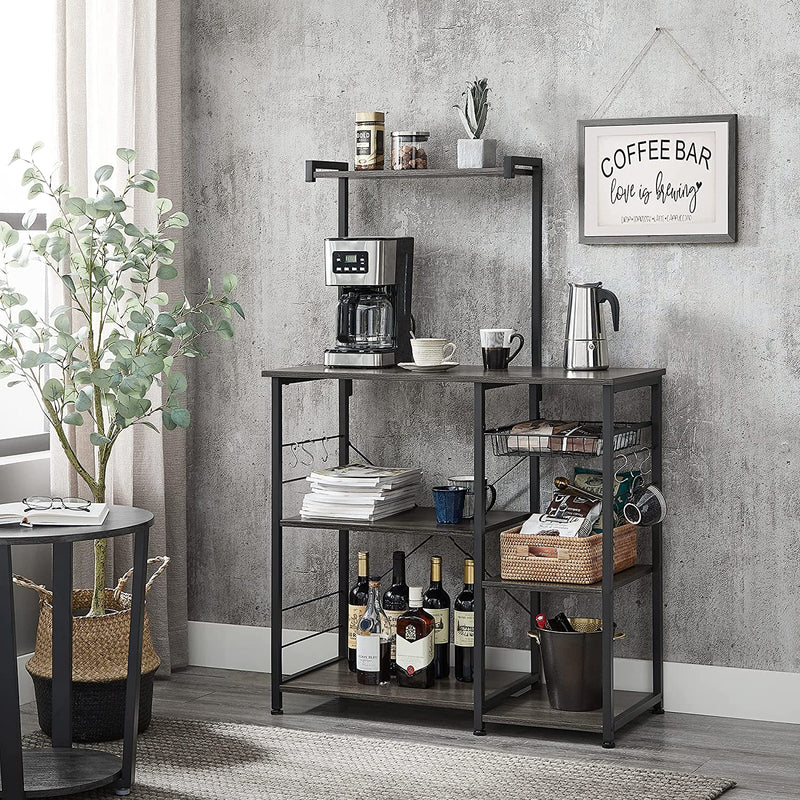 Vasagle Kitchen Storage Rack - Charcoal Gray