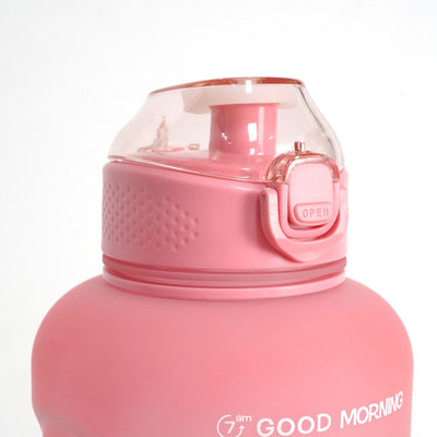 3.8 Liters Motivational Water Bottle Pink & Blue
